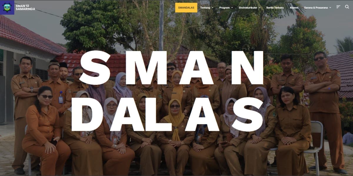 Cover image for Profile Website SMA Negeri 12 Samarinda